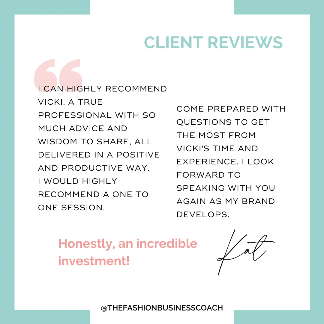 Review of the fashion business coach