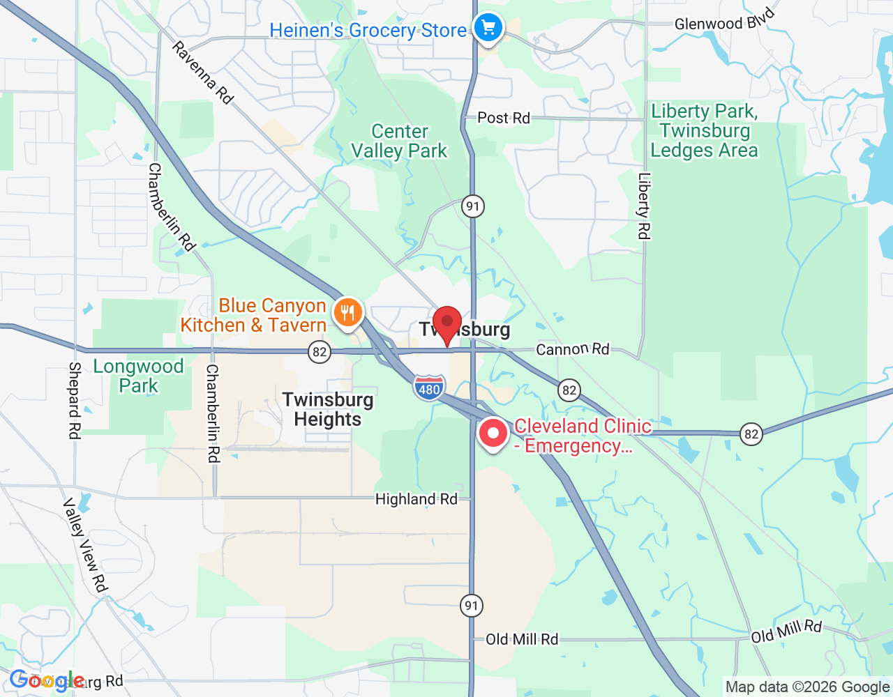 2651 E Aurora Rd B, Twinsburg, OH 44087, USA