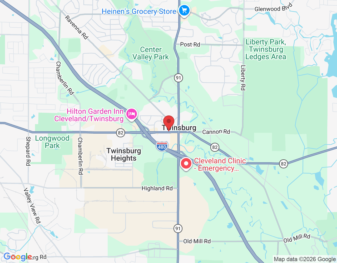 2651 E Aurora Rd B, Twinsburg, OH 44087, USA