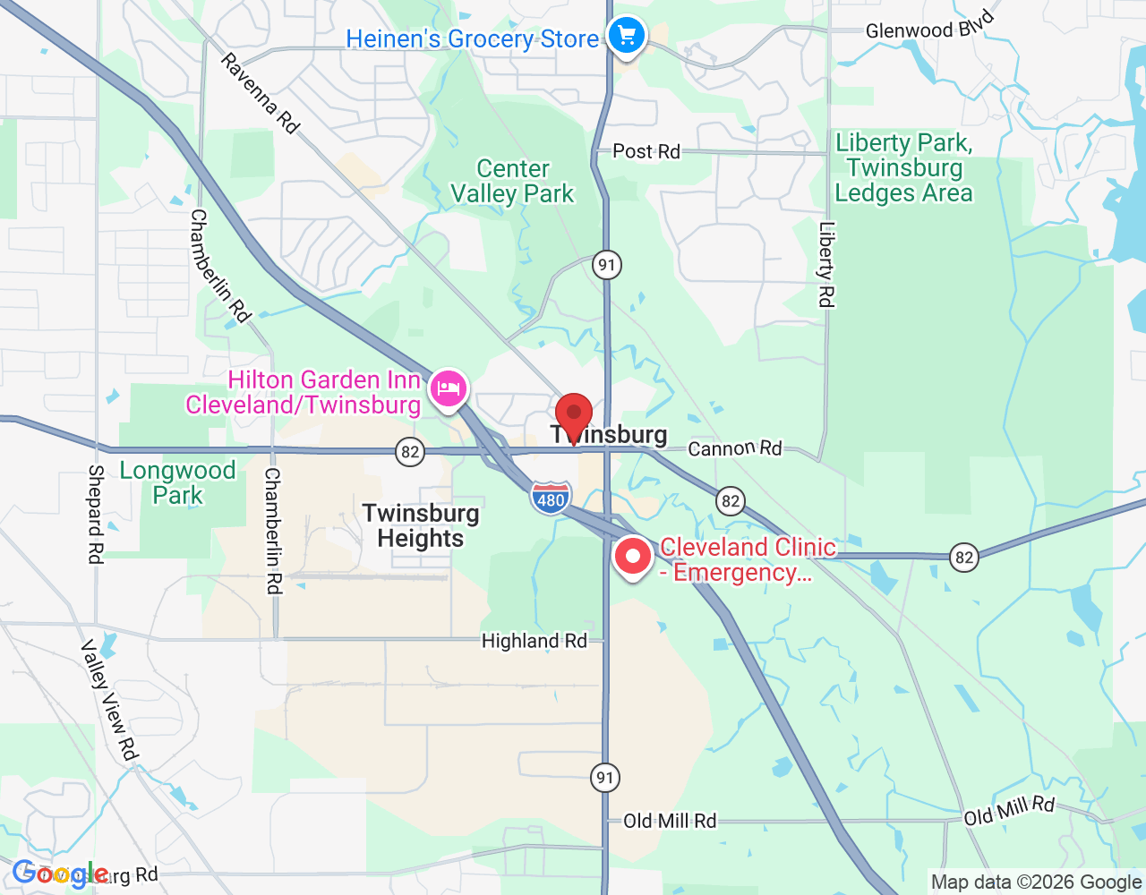 2651 E Aurora Rd B, Twinsburg, OH 44087, USA