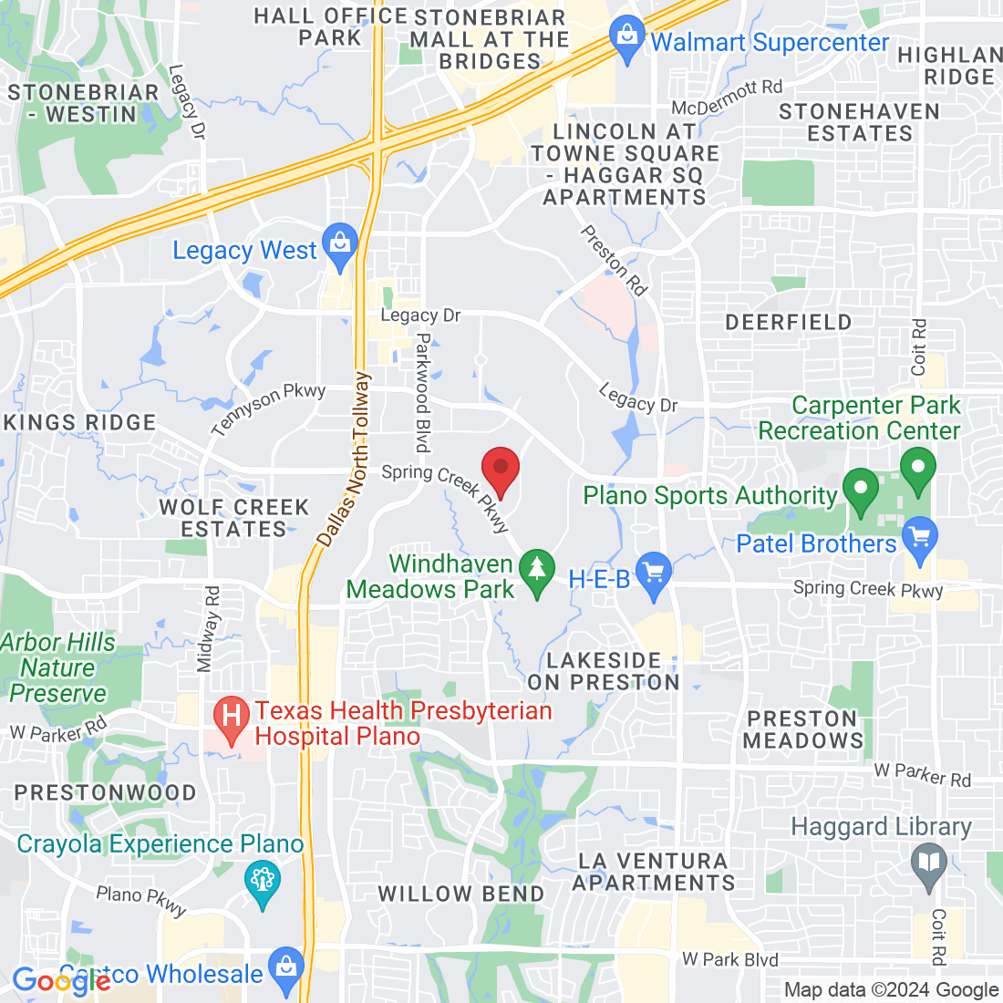 legacy medical village, 5425 W Spring Creek Pkwy #133, Plano, TX 75024, USA
