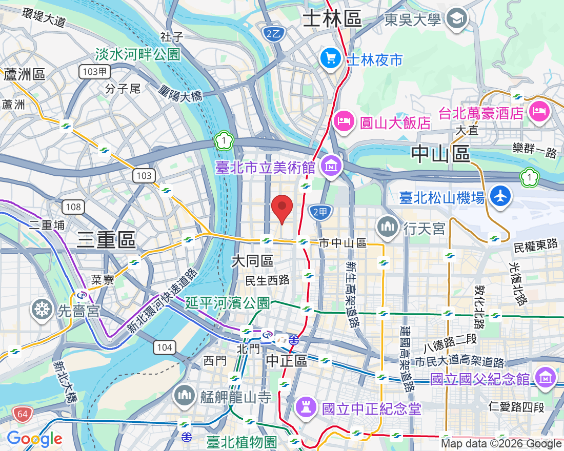 103台灣臺北市大同區大龍街51號