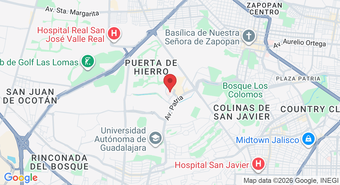 Blvd. Puerta de Hierro 5150, Puerta de Hierro, 45116 Zapopan, Jal., México