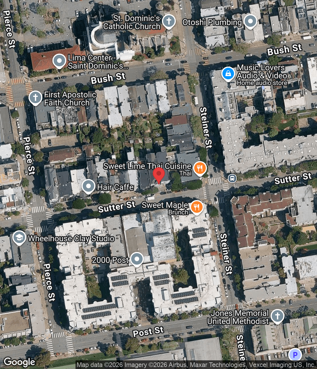 2126 Sutter St, San Francisco, CA 94115, USA