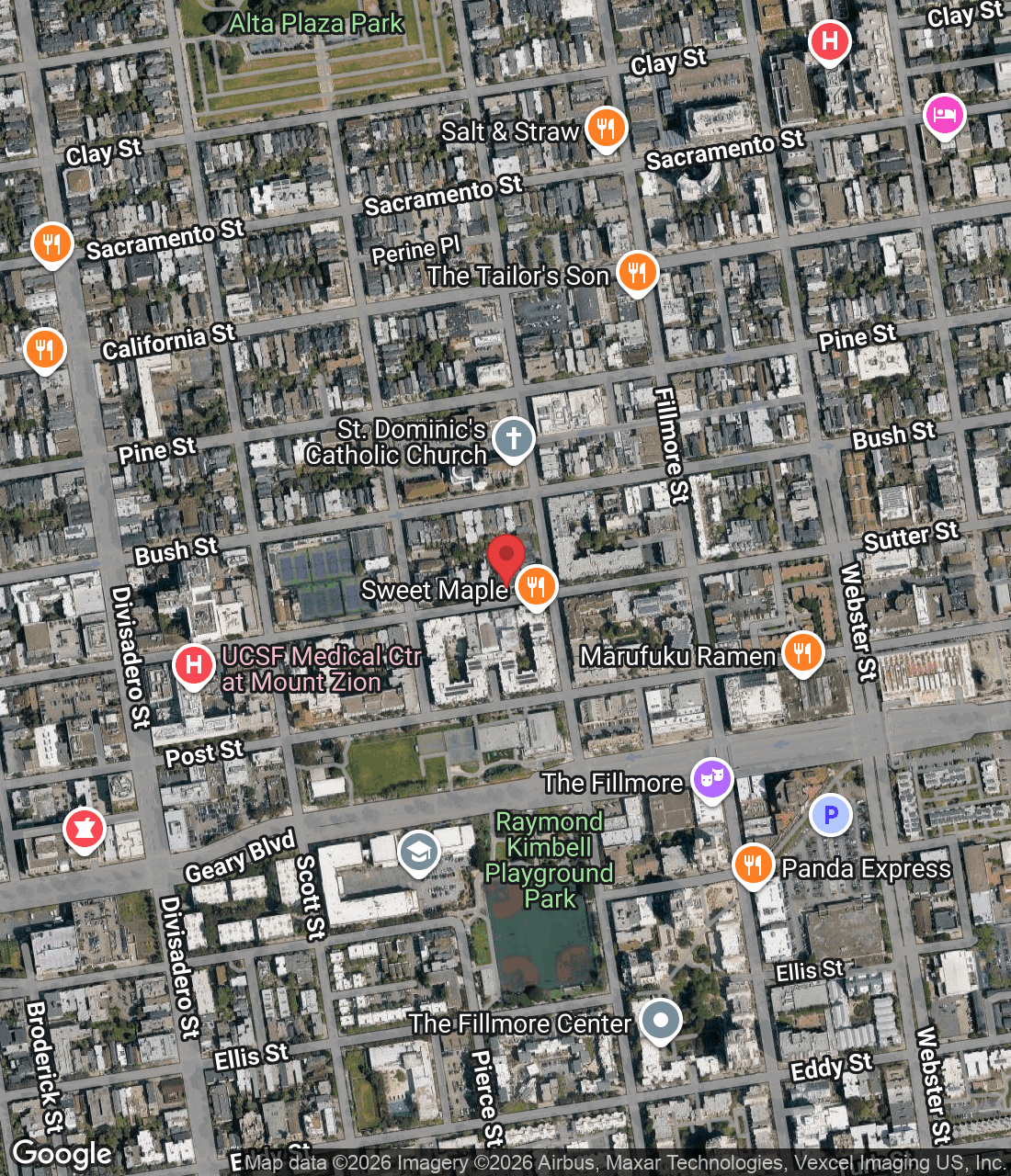 2126 Sutter St, San Francisco, CA 94115, USA