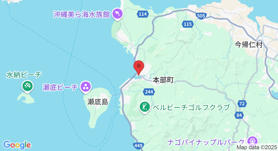 日本、〒905-0214 沖縄県国頭郡本部町渡久地７６４