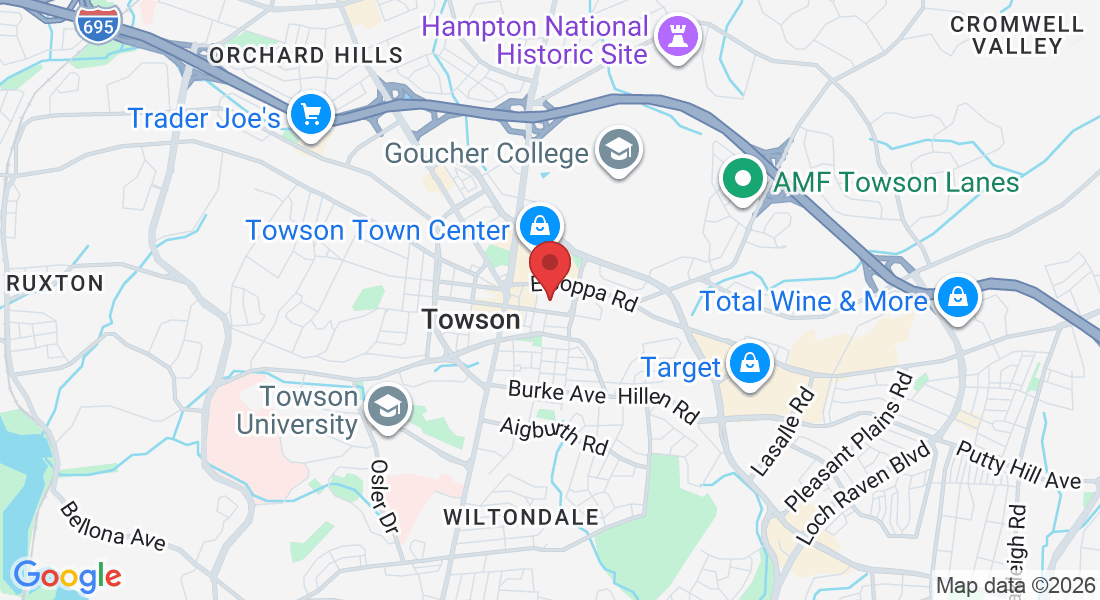 205 E Joppa Rd #105, Towson, MD 21286, USA