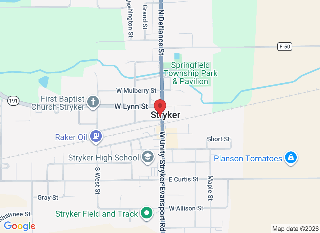 112 S Defiance St, Stryker, OH 43557, USA