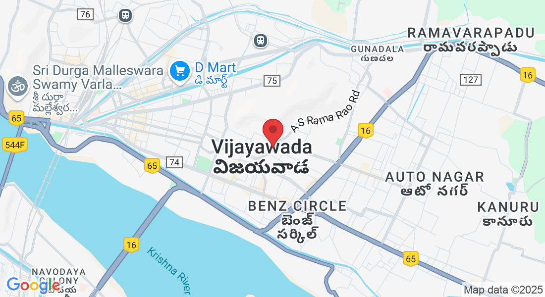 Office No - 32-13-53/33C, Sunnapubatti Center, near Amma Function Hall, Mogalrajapuram, Christurajupuram, Vijayawada, Andhra Pradesh 520010, India