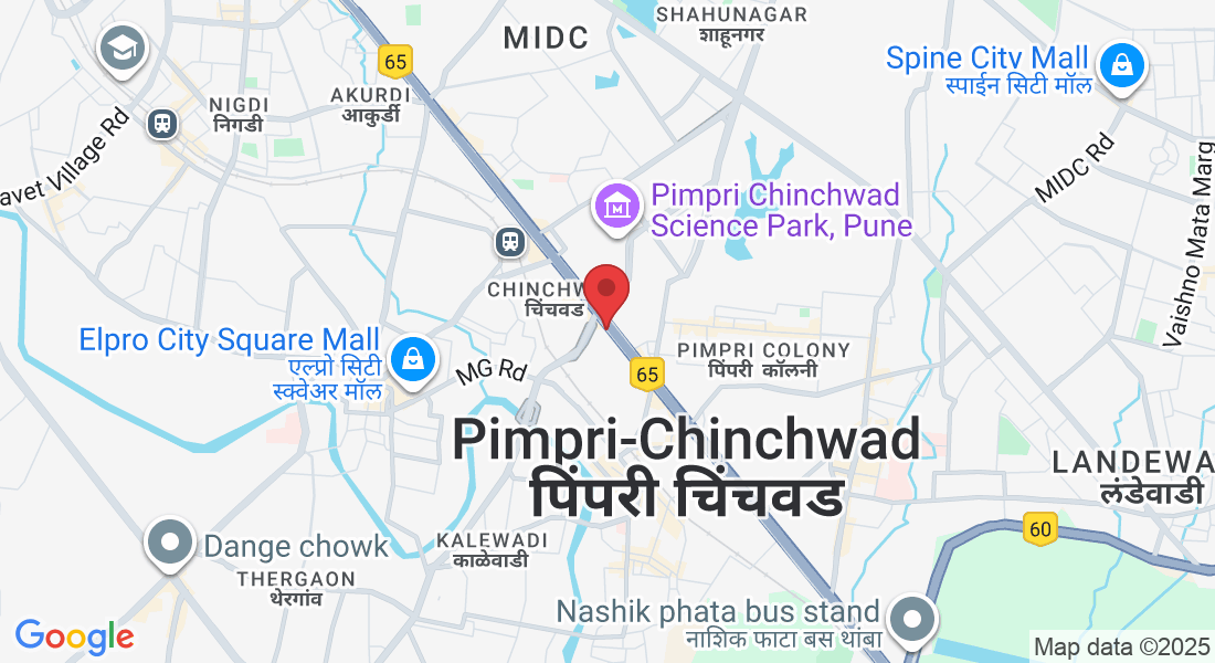 Office No 605, 6th Floor, B Zone Building, Beside Vijay Sales Morwadi, Pimpri, Chinchwad, Old Mumbai Pune Highway, Main, road, Chinchwad, Pimpri-Chinchwad, Maharashtra 411018, India