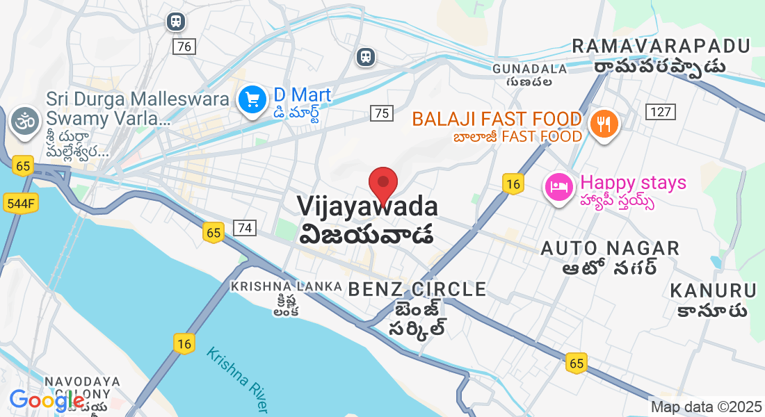 Office No - 32-13-53/33C, Sunnapubatti Center, near Amma Function Hall, Mogalrajapuram, Christurajupuram, Vijayawada, Andhra Pradesh 520010, India