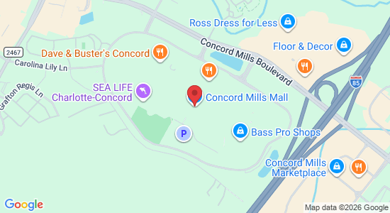 8111 Concord Mills Boulevard, Concord, NC 28027, USA
