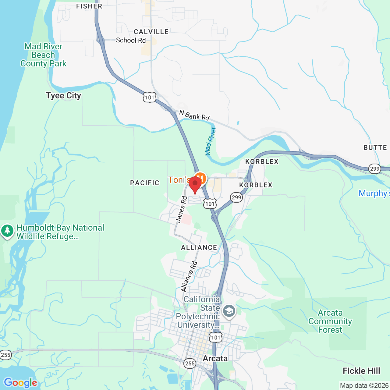 3501 Janes Rd, Arcata, CA 95521, USA