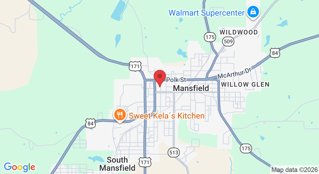 126 Jefferson St, Mansfield, LA 71052, USA