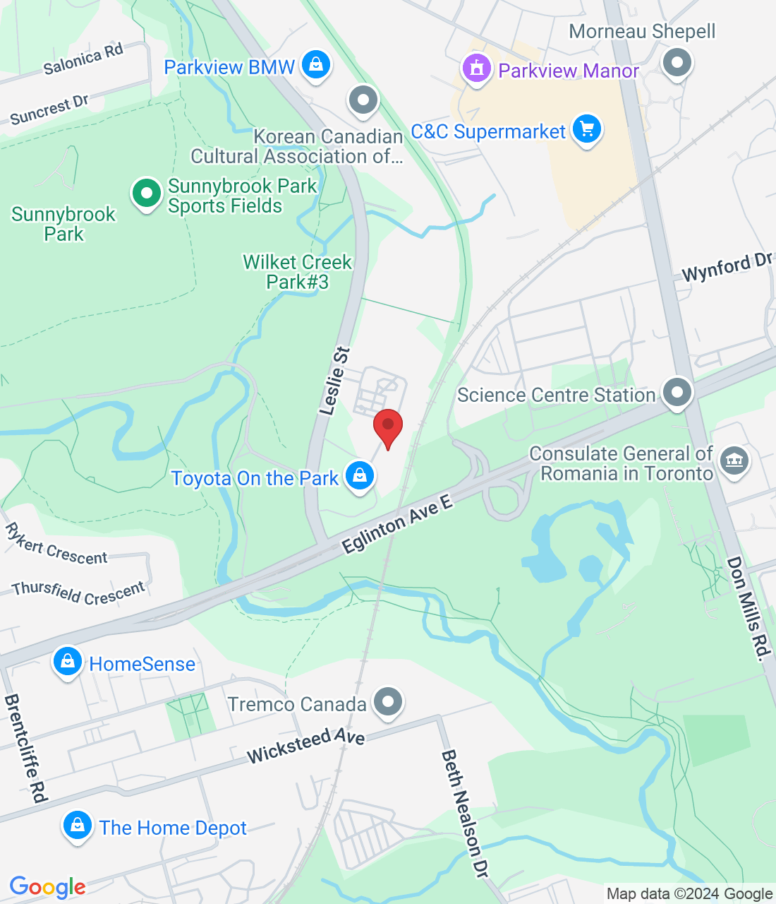 30 Inn On The Pk Dr, North York, ON M3C 0P7, Canada