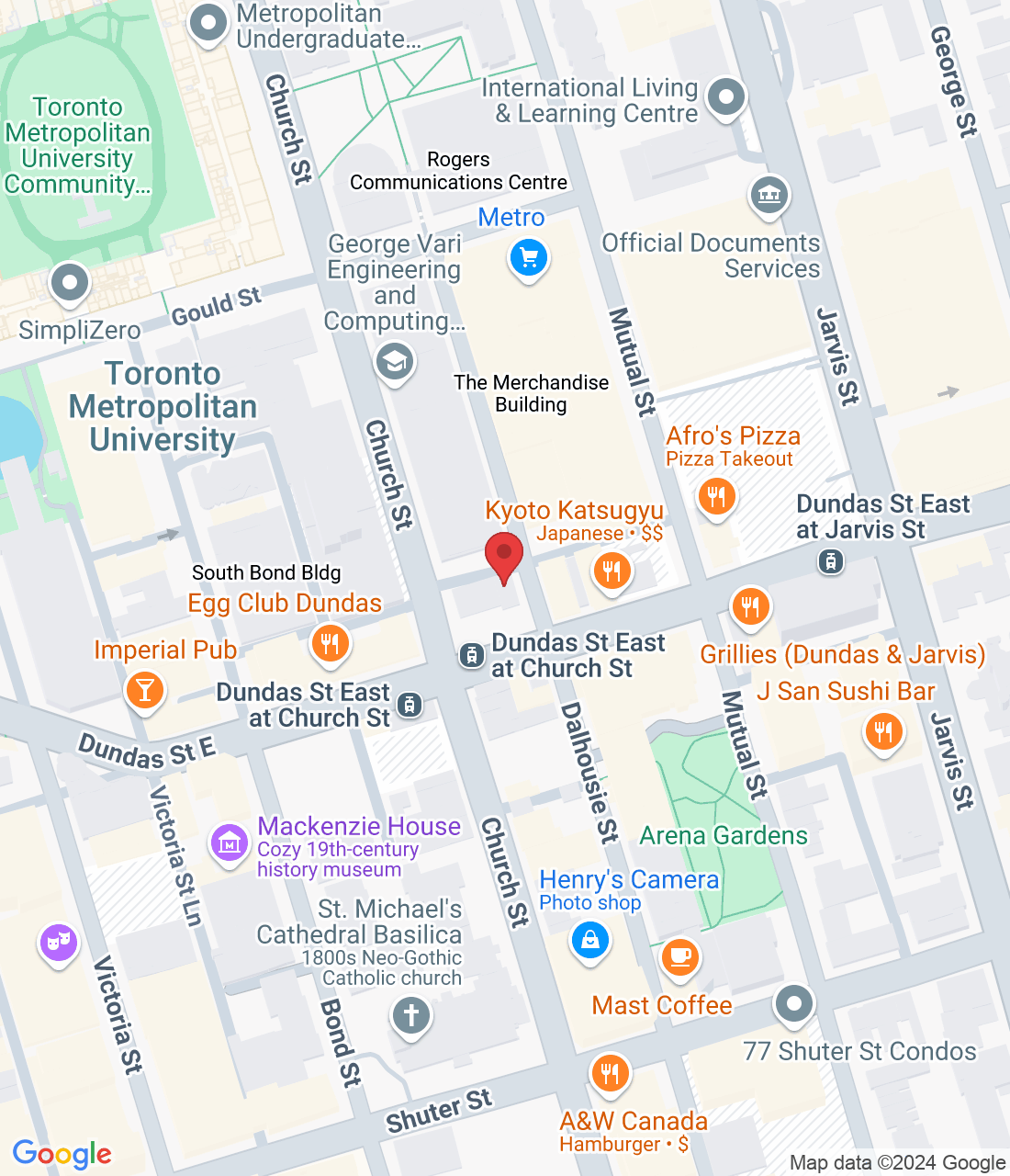 241 Church St, Toronto, ON M5B 1Z4, Canada