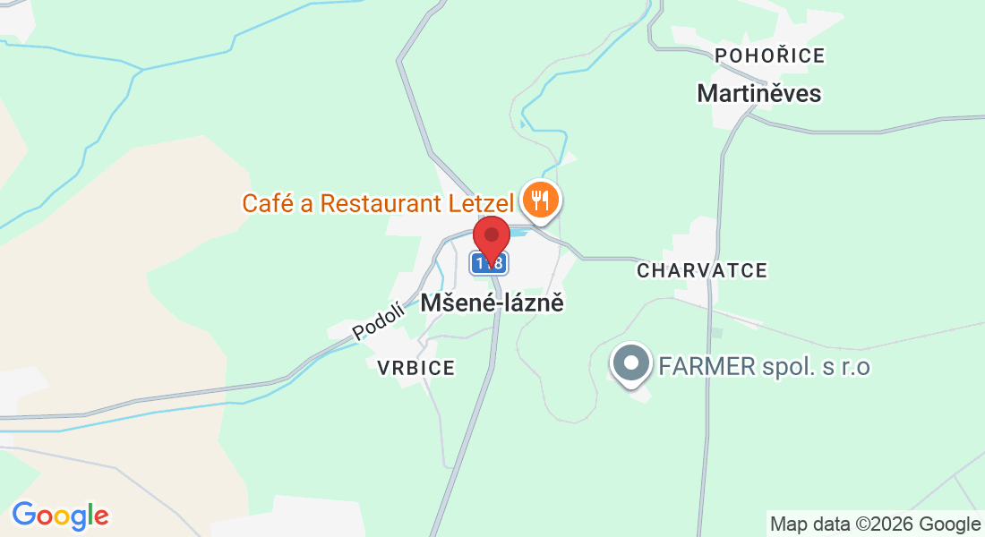 Mšené-lázně, Česko