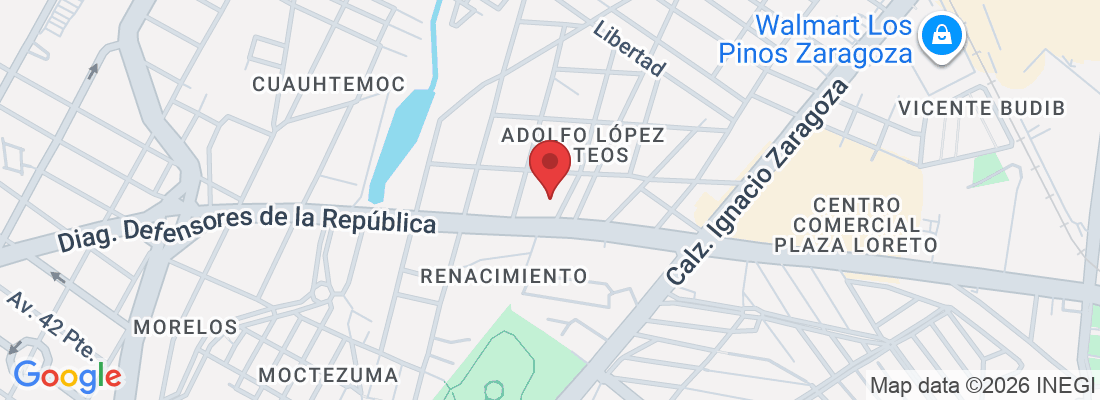 Diag. Defensores de la República 835, Adolfo López Mateos, 72240 Heroica Puebla de Zaragoza, Pue., México
