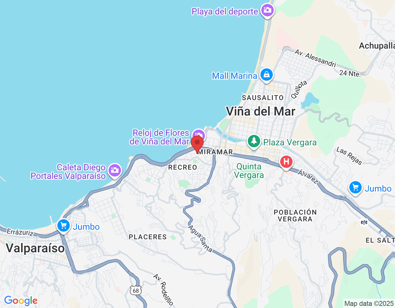 Roma 131, 2520000 Viña del Mar, Valparaíso, Chile
