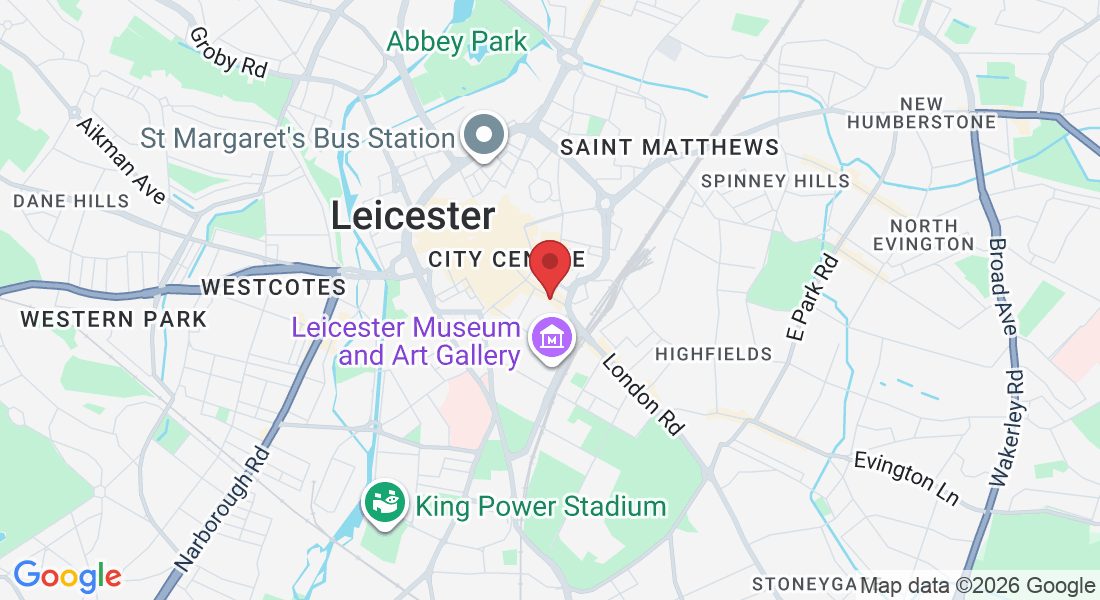Ground Floor, 127-133 Granby St, Leicester LE1 6FD, UK