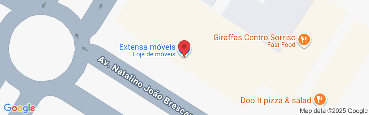 Av. Natalino João Brescansin, 2048 - Centro Norte, Sorriso - MT, 78890-179, Brasil