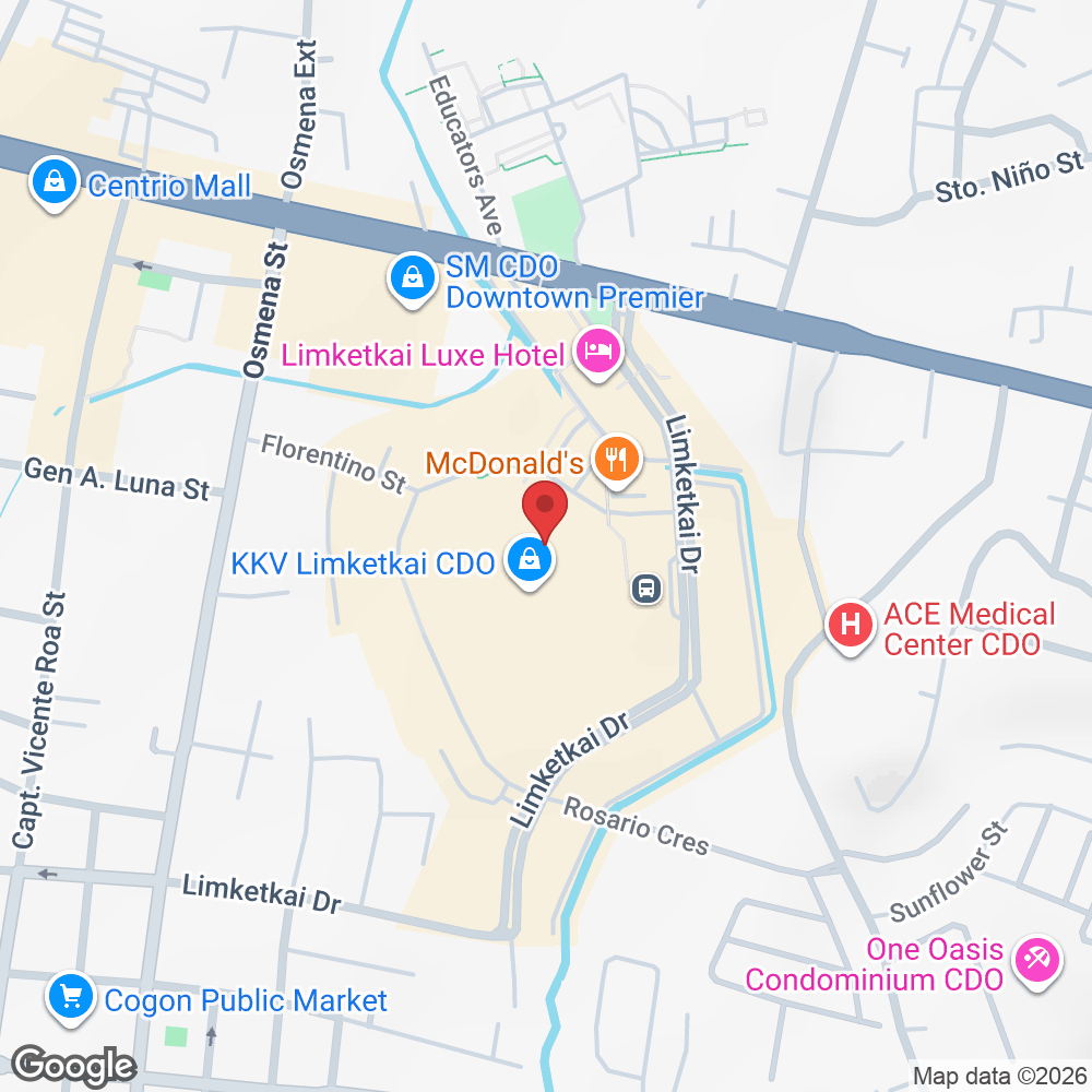 1st Level, East Promenade, Limketkai Center, Cagayan De Oro City, 9000 Misamis Oriental, Philippines