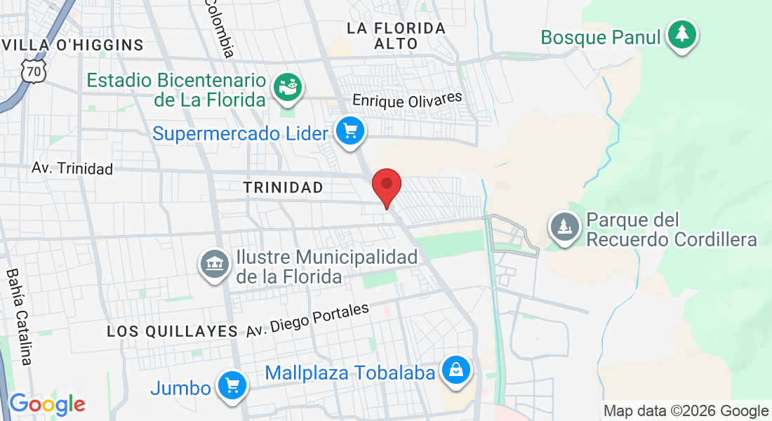 Av. La Florida 10269, 8302105 La Florida, Región Metropolitana, Chile