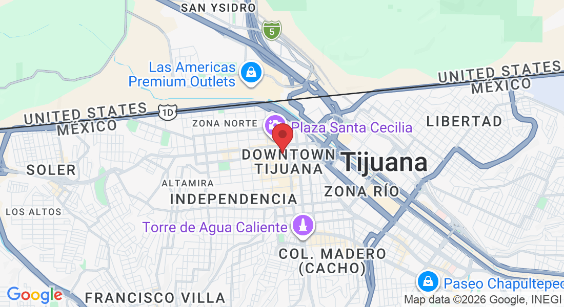 C. Carrillo Puerto 8230, Zona Centro, 22000 Tijuana, B.C Centro, Zona Centro, 22000 Tijuana, B.C., Mexico