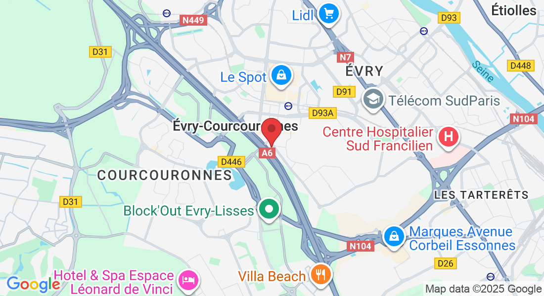 le carré haussmann, 52 Bd de l'Yerres, 91000 Évry-Courcouronnes, France