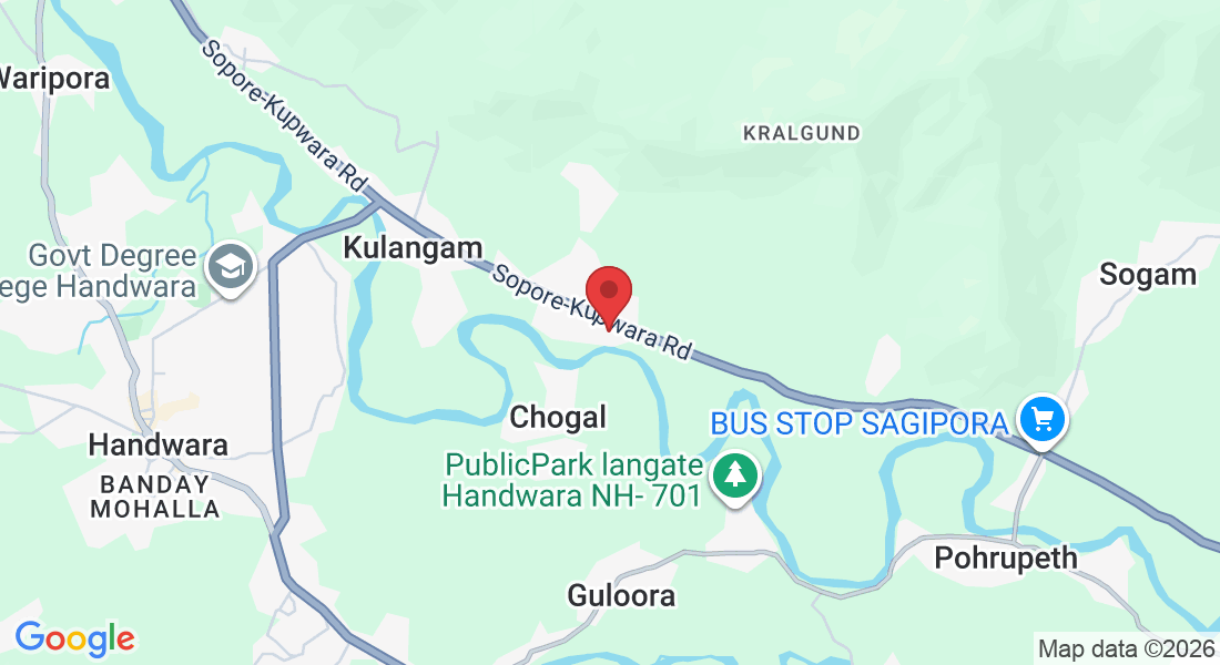 Maidan-e-chogal, Handwara, Maidan-e-chogal, 193221