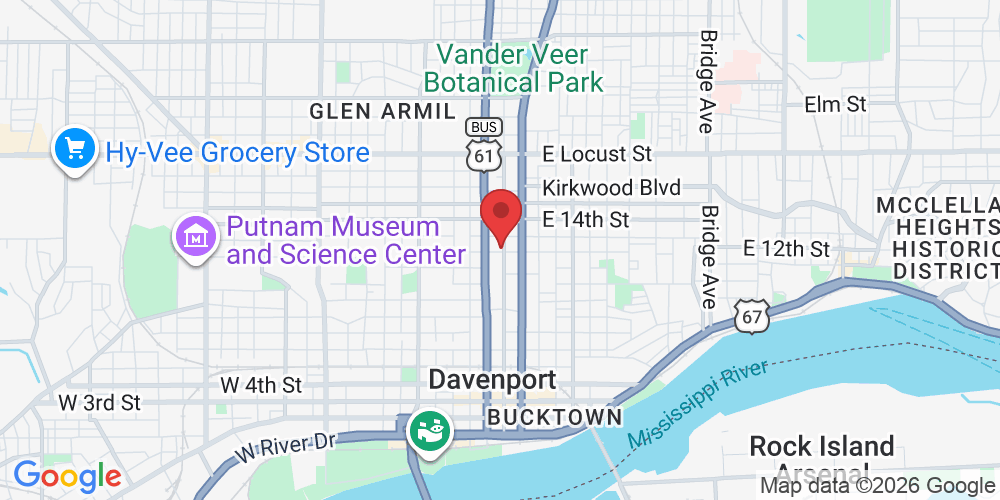 1208 N Main St, Davenport, IA 52803, USA