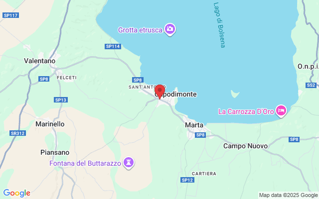 Strada Provinciale Verentana, 76, 01010 Capodimonte VT, Italia