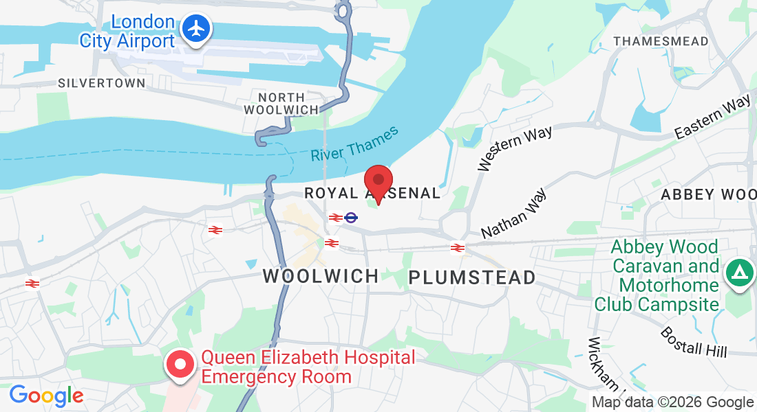 9-11 Cornwallis Rd, Gunnery Terrace, Royal Arsenal, London SE18 6SW, UK