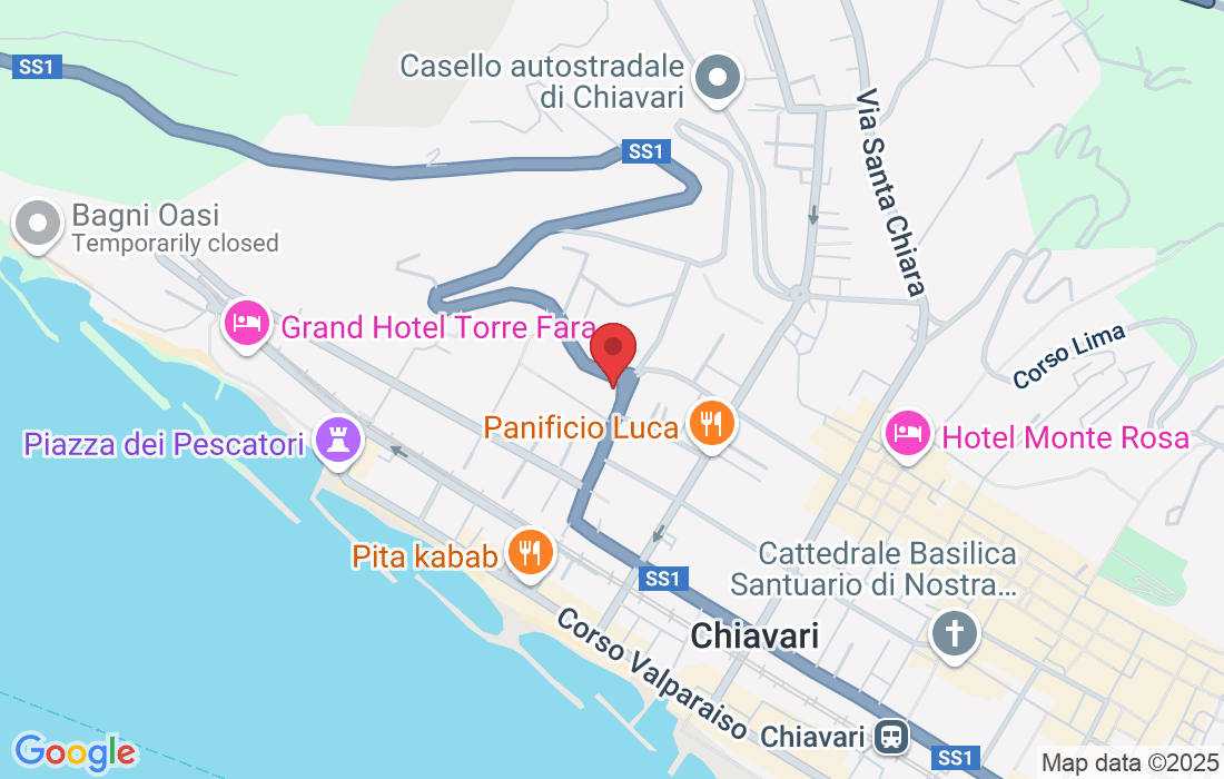 Via Aurelia, 1a, 16043 Chiavari GE, Italy