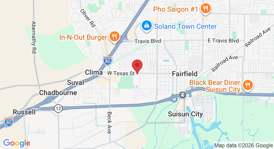 1605 W Texas St, Fairfield, CA 94533, USA