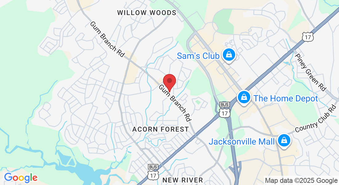 1110 Gum Branch Rd, Jacksonville, NC 28540, USA