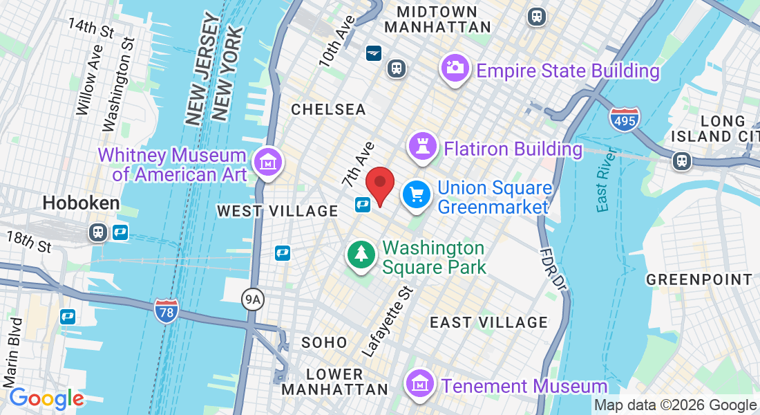 34 W 15th St Ground floor, New York, NY 10011, USA