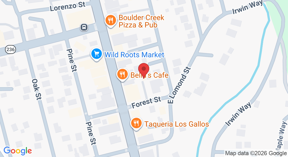 13130 CA-9, Boulder Creek, CA 95006, USA