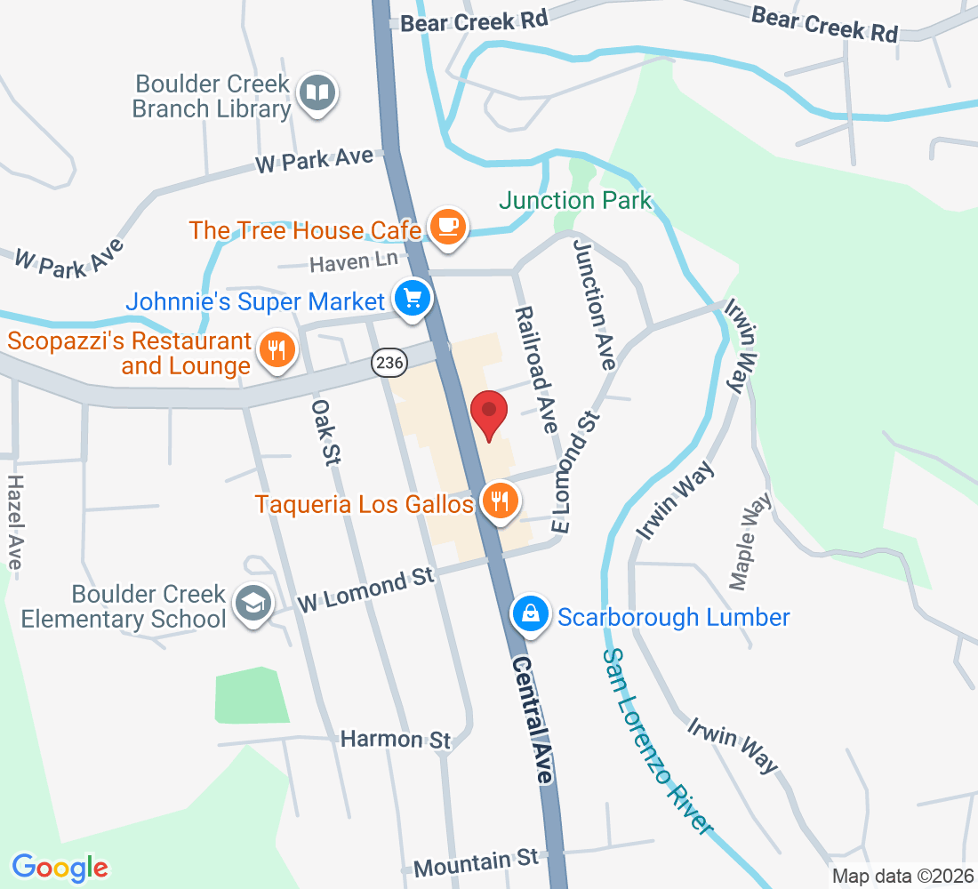 13130 Central Ave, Boulder Creek, CA 95006, USA