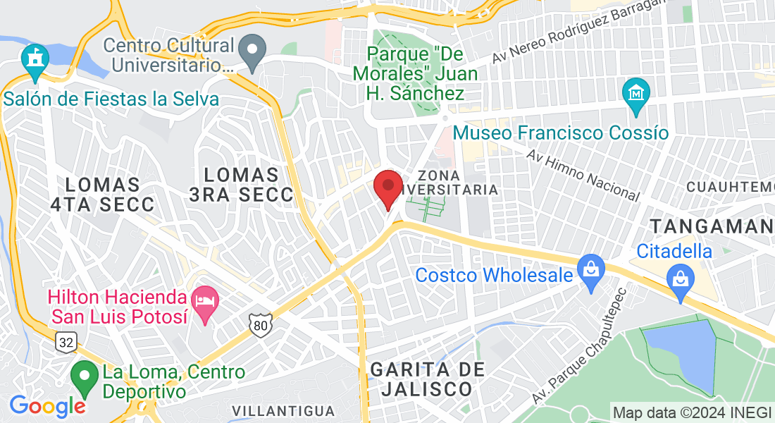 Av. Dr. Manuel Nava 420, Bellas Lomas, 78210 San Luis, S.L.P., Mexico