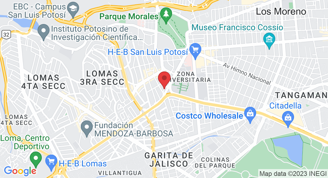 Av. Dr. Manuel Nava 420, Bellas Lomas, 78210 San Luis, S.L.P., Mexico