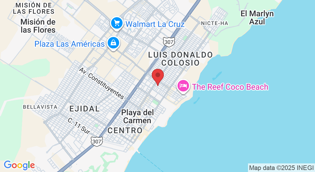 Calle 25 Nte., Zazil-ha, 77720 Playa del Carmen, Q.R., México