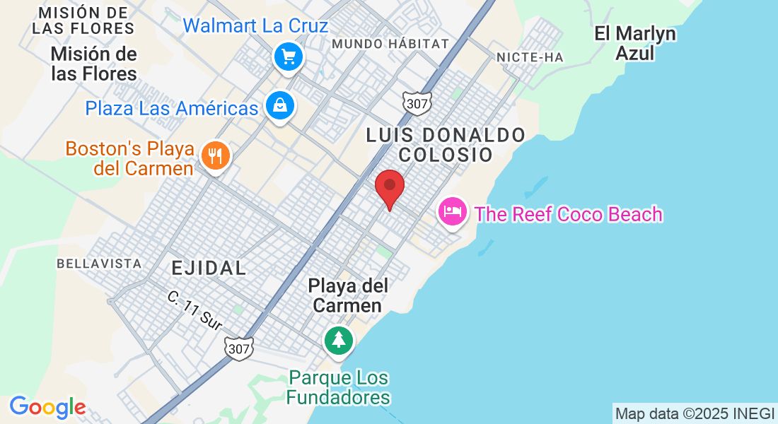 Calle 25 Nte., Zazil-ha, 77720 Playa del Carmen, Q.R., México