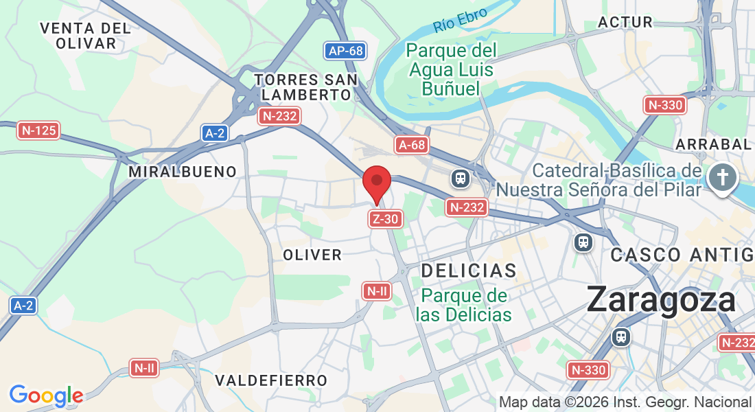VIA HISPANIDAD, C. del Ibón de Pezico, 123 ESQUINA, Entrada a, 50011 Zaragoza, España