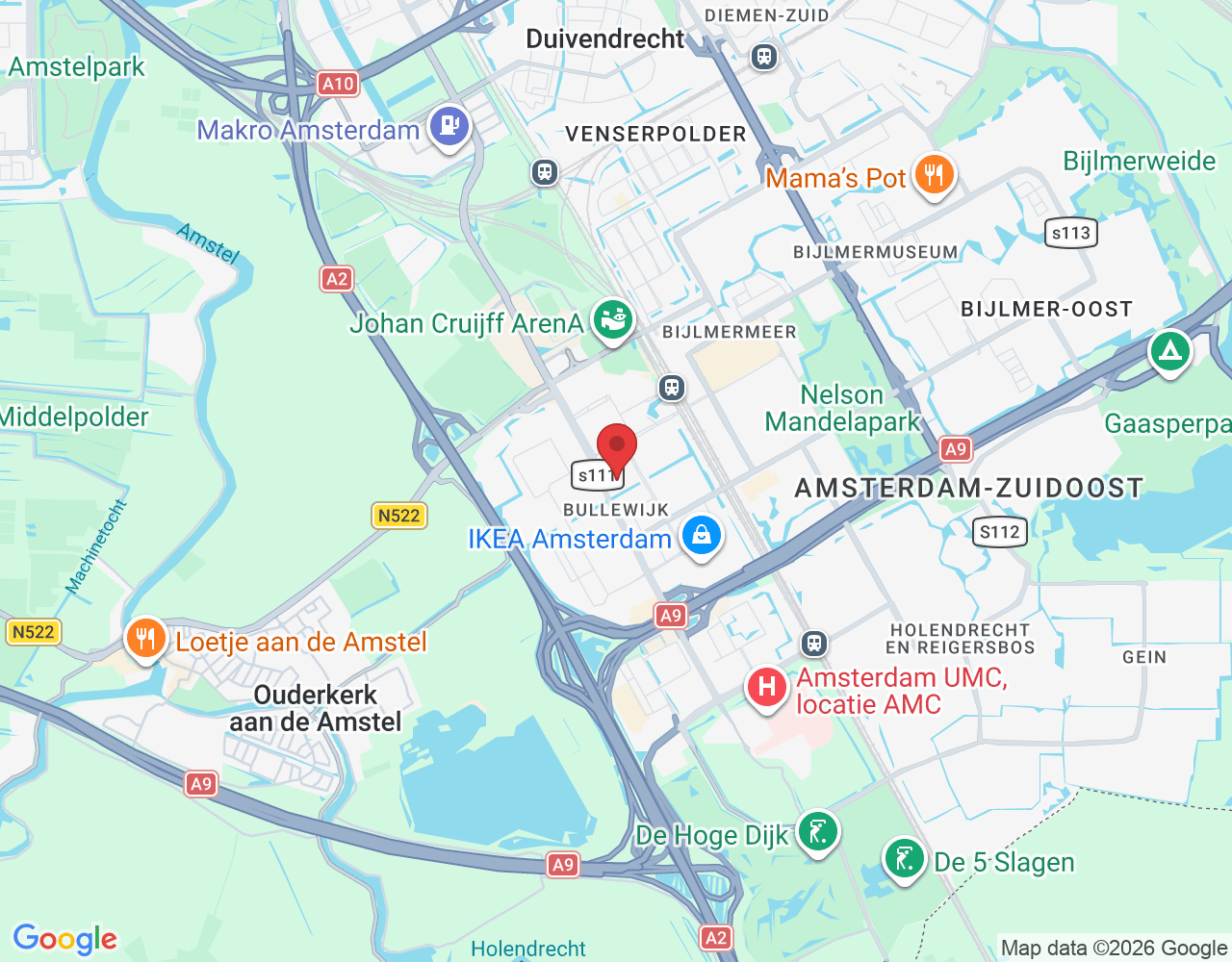 Herikerbergweg 181, 1101 CN Amsterdam, Nederland