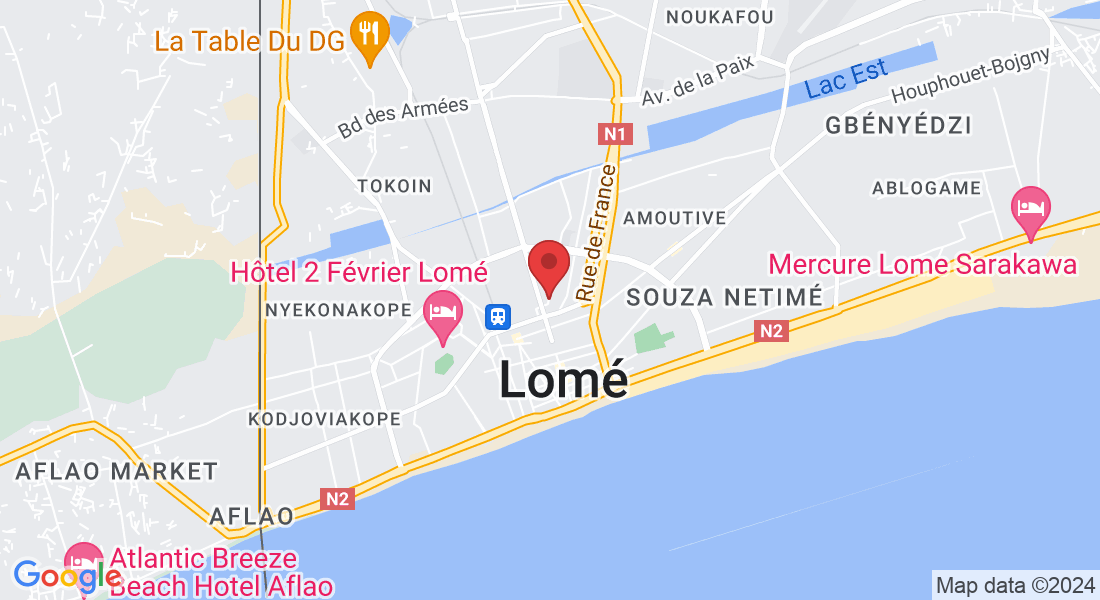 46JF+XM5, Lomé, Togo