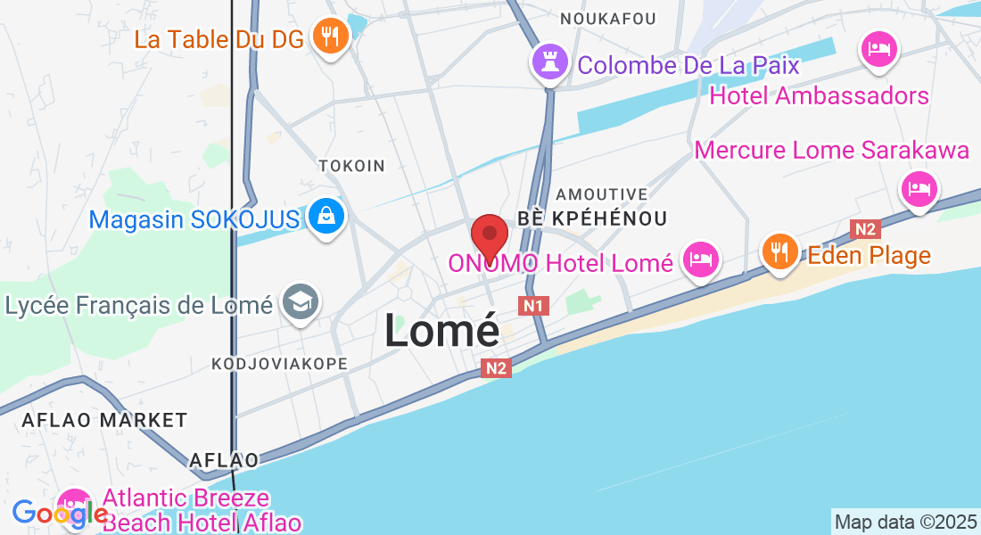 46JF+XM5, Lomé, Togo