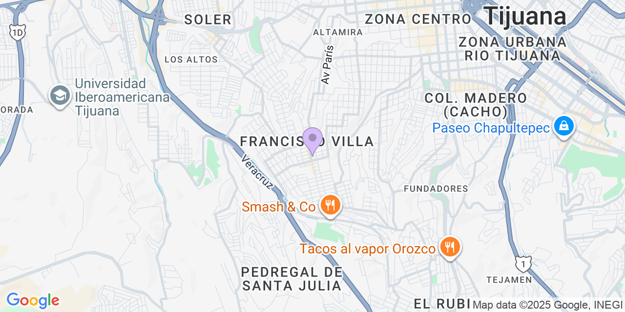 C. Tomás Urbina 6132, Francisco Villa, 22615 Tijuana, B.C., México