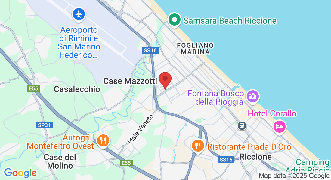 Viale Emilia, 15, 47838 Riccione RN, Italia