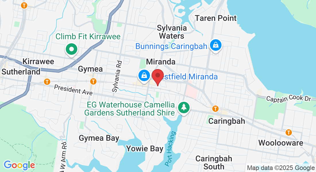 Suite 1/28-30 Urunga Parade, Miranda NSW 2228, Australia